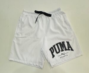 Bermuda Elastano Elástico Puma Branco Tamanho GG