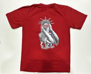 Camisa Oversized Streetwear Supreme Vermelho Tamanho M