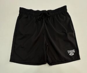 Bermuda Elastano Elástico ThugNine Preto Tamanho G