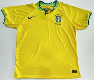 Camisa de Time Primeira Linha Amarelo Brasil tamanho GG