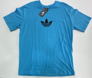 Camisa Surf Premium Fio 30.1 Azul Claro Adidas tamanho GG