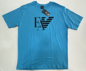 Camisa Surf Premium Fio 30.1 Azul Claro Emporio Armani tamanho GG