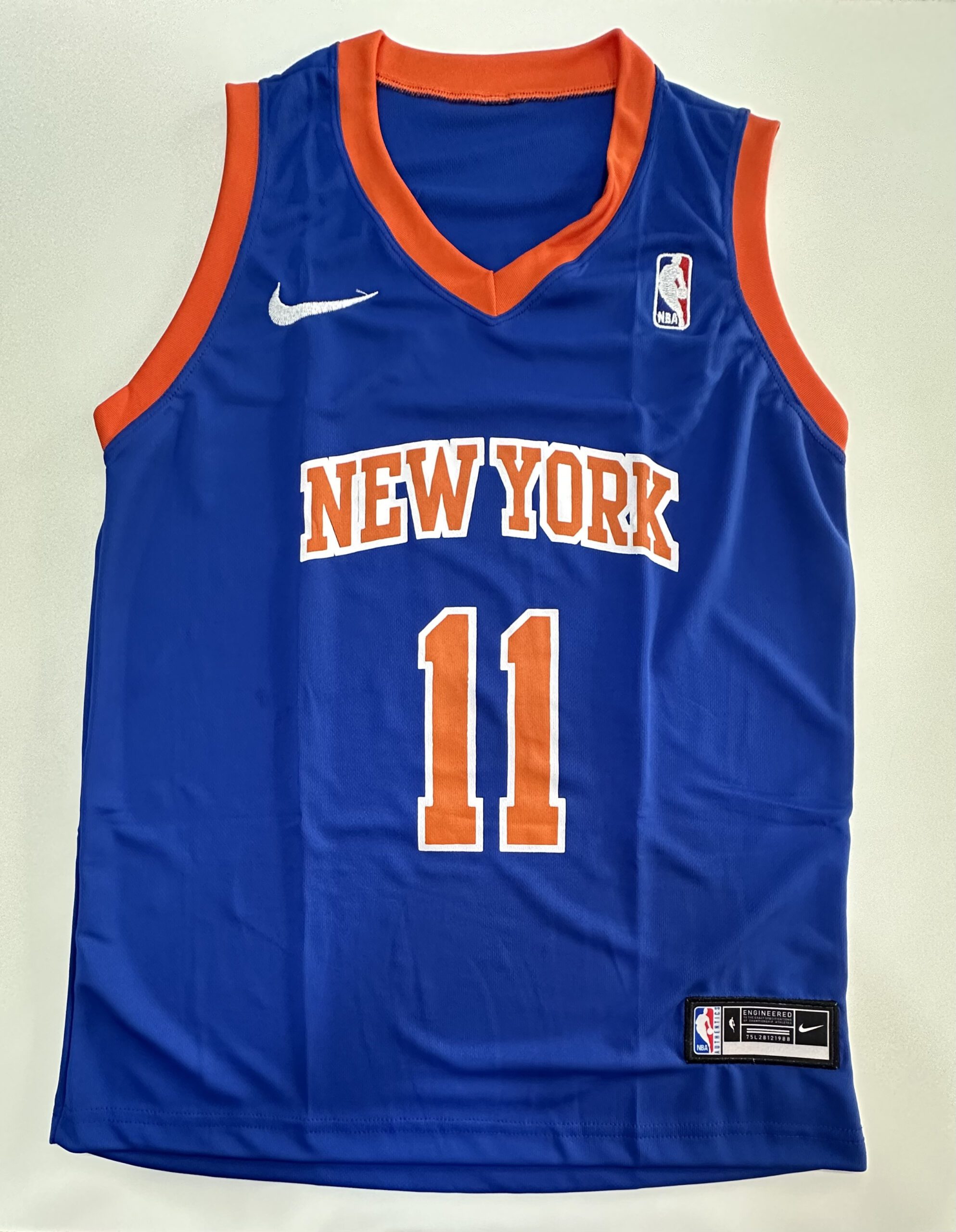 Regata de Basquete Azul C/ Laranja New York Tamanho M