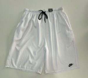 Bermuda Plus Size Elastano de Elástico Branco Nike Tamanho G3