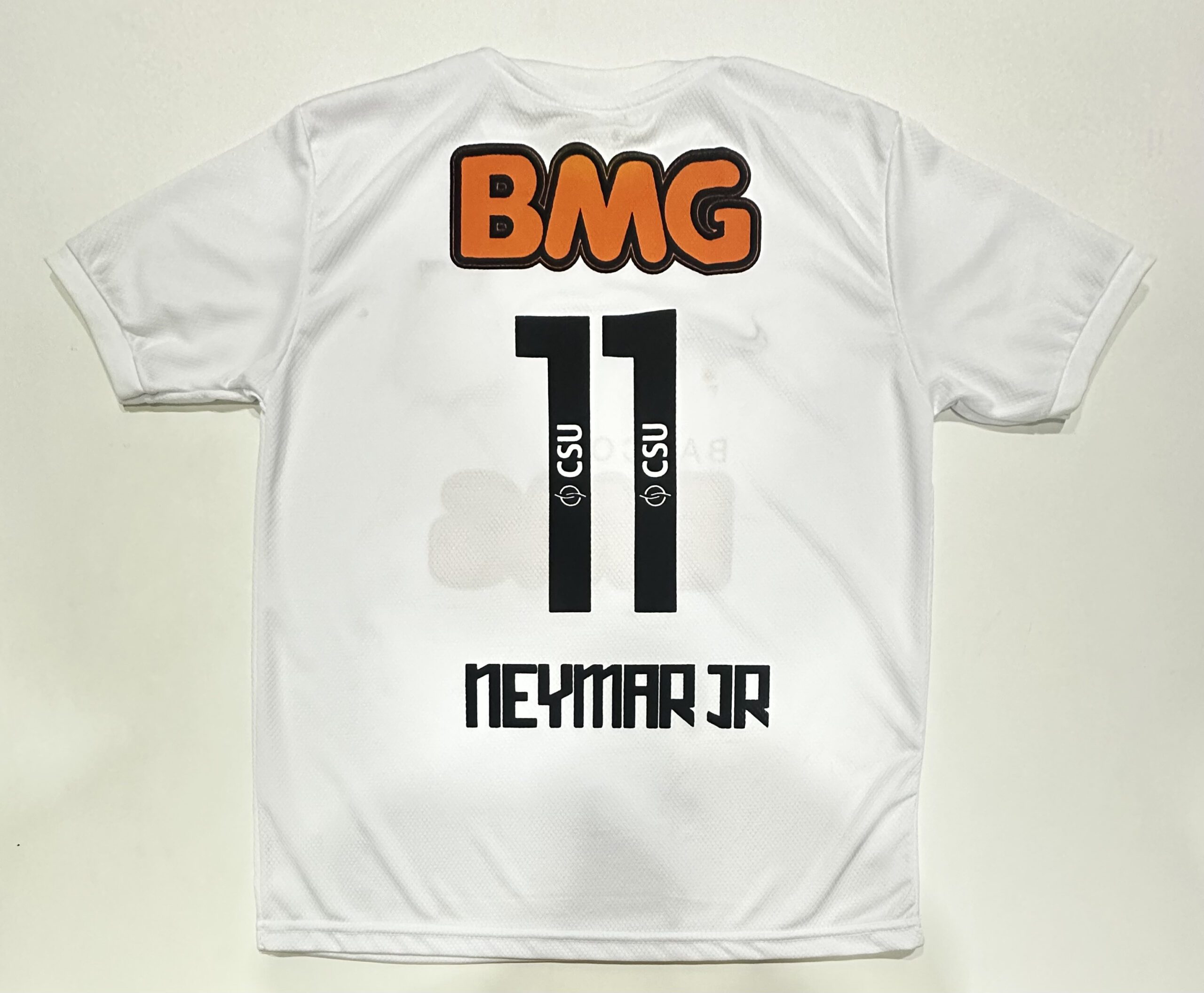 Camisa de Time Primeira Linha Branco Neymar Santos tamanho M