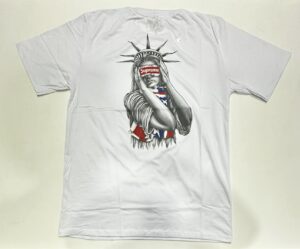 Camisa Oversized Streetwear Supreme Branco Tamanho G