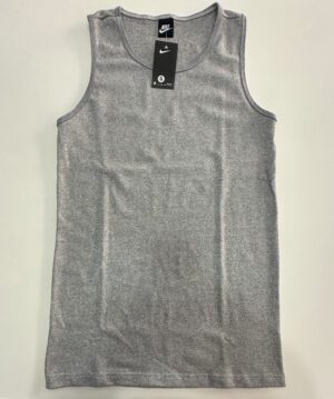 Regata Canelada Cinza Claro Nike Tamanho G