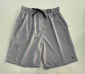 Bermuda Plus Size Elastano de Elástico Cinza Claro Lacoste Tamanho G2