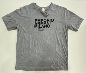 Camisa Surf Premium Fio 30.1 Cinza Emporio Armani tamanho GG