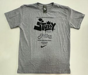 Camisa Surf Premium Fio 30.1 Cinza Nike Stussy tamanho GG