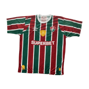 Camisa de Time Segunda Linha Listrada Fluminense Tamanho M