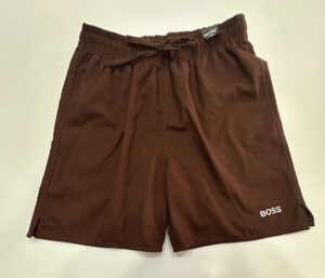 Bermuda de Linho Marrom Hugo Boss Tamanho G