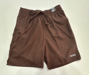 Bermuda de Linho Marrom Hugo Boss Tamanho M