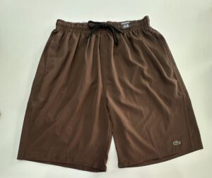 Bermuda Plus Size Elastano de Elástico Marrom Lacoste Tamanho G3