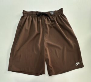 Bermuda Plus Size Elastano de Elástico Marrom Nike Tamanho G1