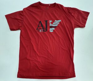 Camisa Surf Premium Fio 30.1 Vermelho Emporio Armani tamanho GG