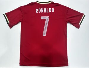 Camisa de Time Primeira Linha Vermelho CR7 Portugal tamanho M