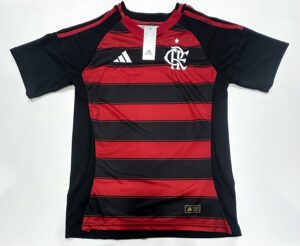 Camisa de Time Primeira Linha Vermelho e Preto Flamengo tamanho M