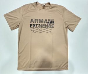 Camisa Dri-Fit Bege Emporio Armani Tamanho M